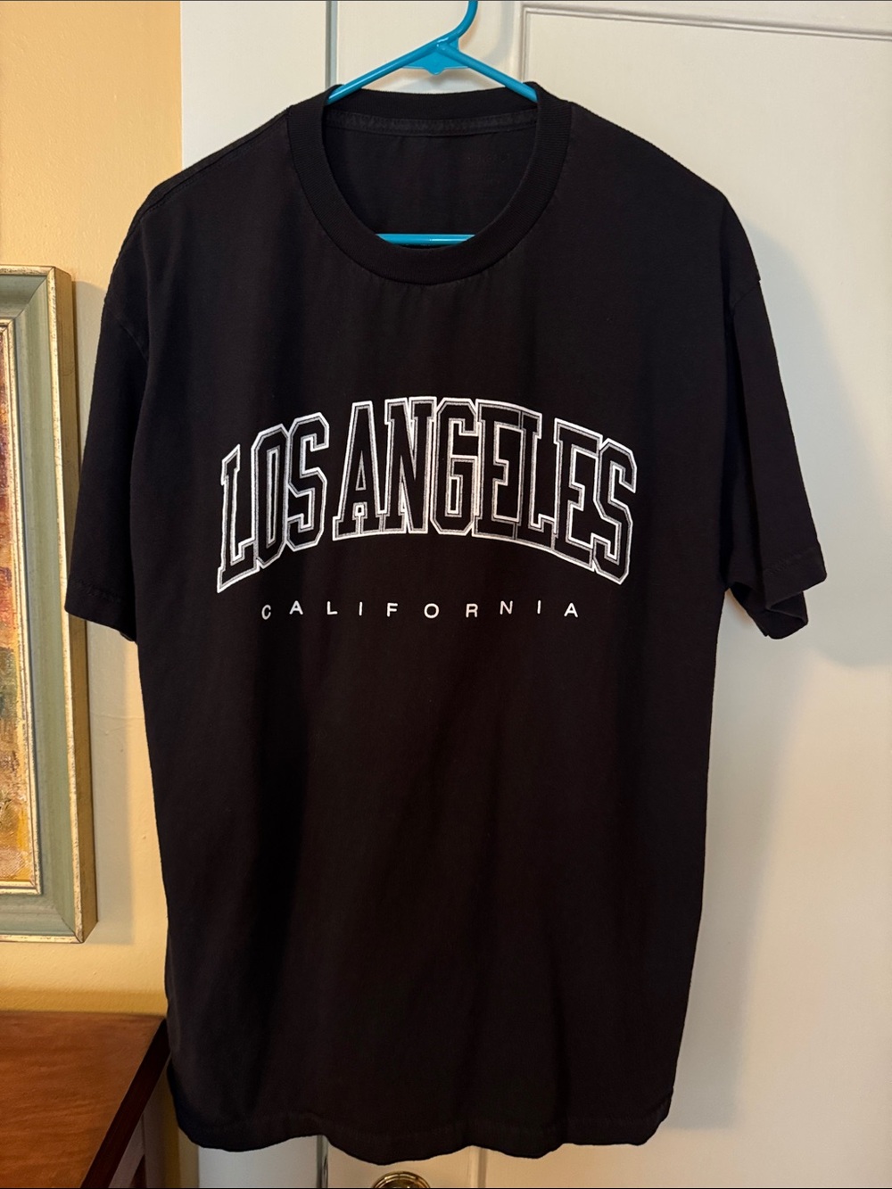 Los Angeles California Black Graphic Tee - Men
